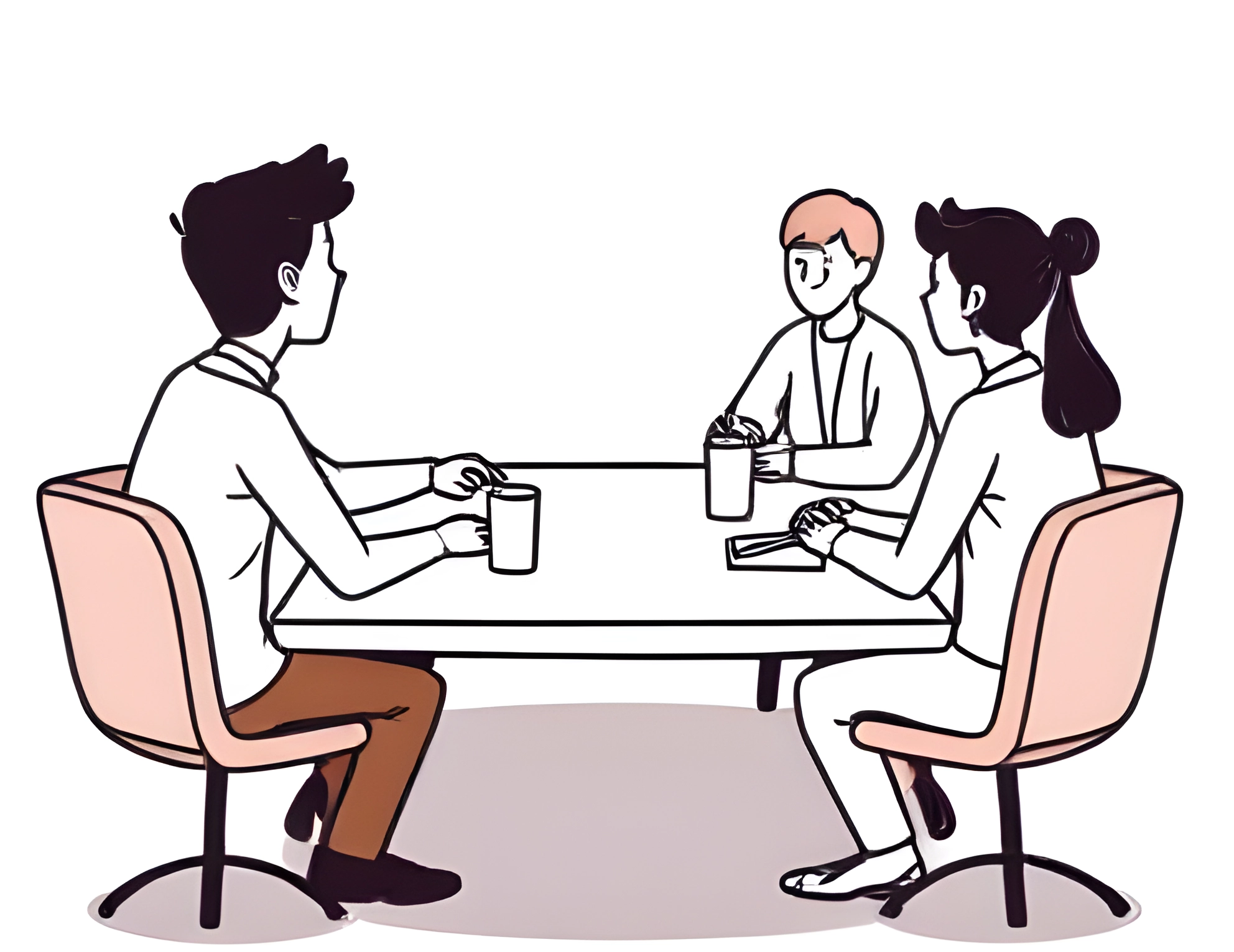 People in a meeting